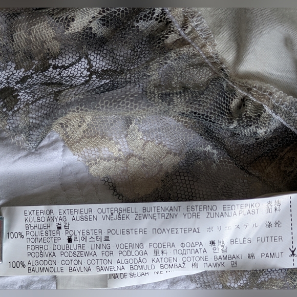 Zara Whimsygoth Tiered Lace Lined Mini Skirt Size M - Picture 5 of 8